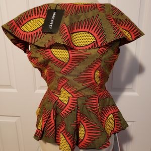 Custom african print top